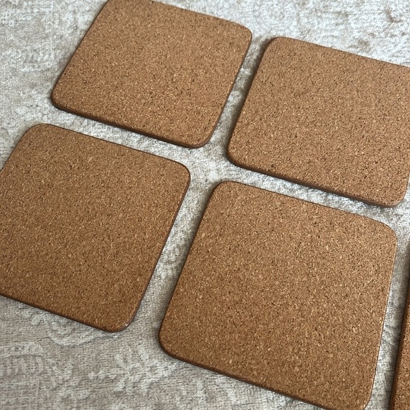 Set of 6 Paris Cork Coasters Eiffel Tower Coffee Table Decor Travel Romantic - Picture 13 of 16